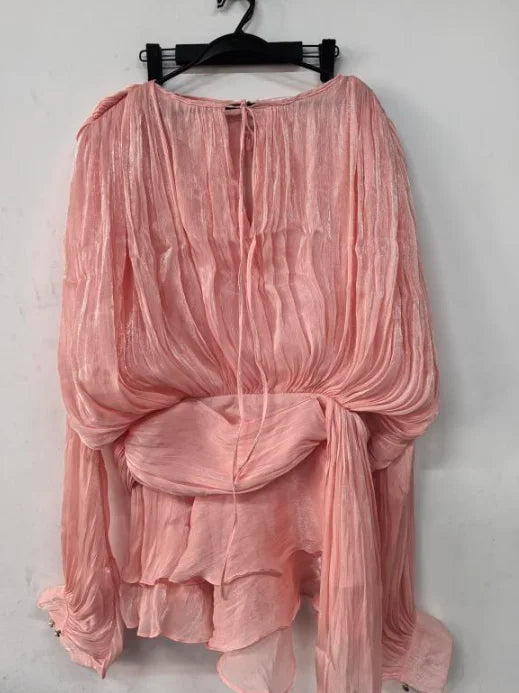 Vgh streetwear temperamento vestidos para mulheres em torno do pescoço manga longa alta wiast sólido emagrecimento mini vestido roupas de moda feminina
