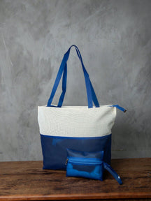 Bolsa de Praia Feminina Silicone Ipermeável com Necessaire