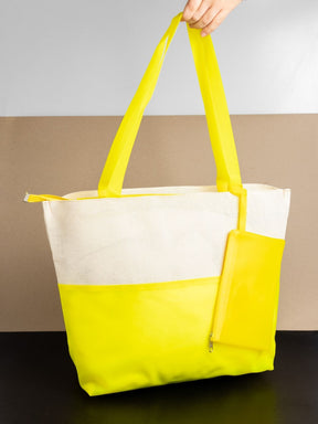 Bolsa de Praia Feminina Silicone Ipermeável com Necessaire