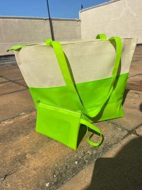 Bolsa de Praia Feminina Silicone Ipermeável com Necessaire