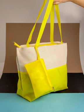 Bolsa de Praia Feminina Silicone Ipermeável com Necessaire