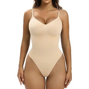 Body Modelador Slim - Costas Aberta com Alça Fina